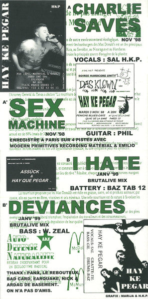 Hay Ke Pegar : A La Chingada Con Los Traidores (7")