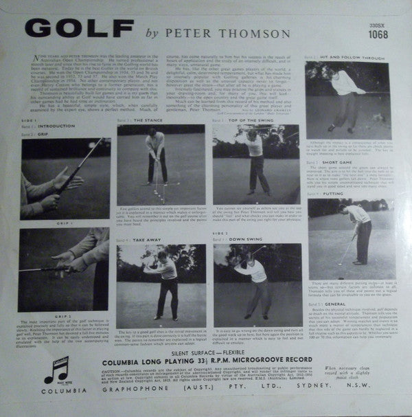 Peter Thomson (2) : Golf (LP, Album)