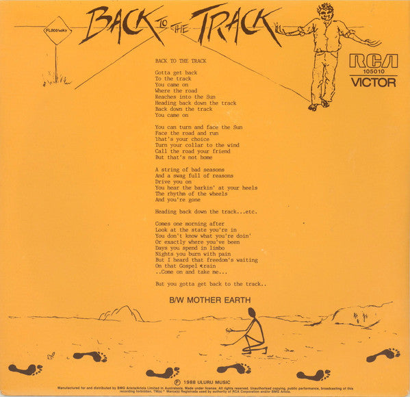 Shane Howard (2) : Back To The Track (7", Single)