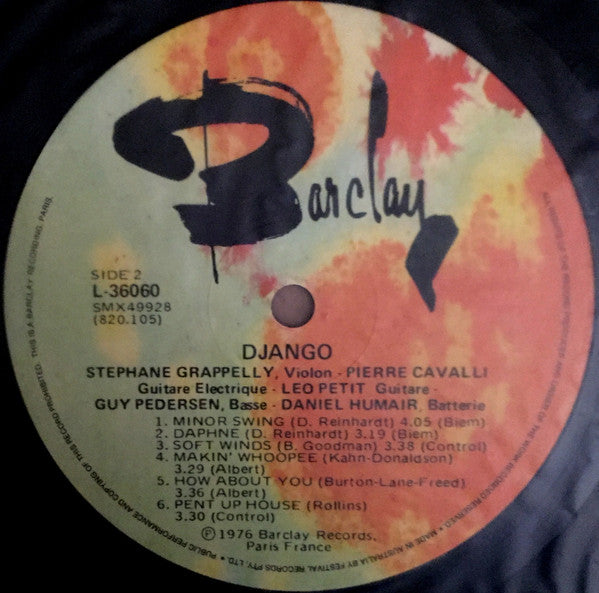 Stephane Grappelly* : Django   (LP, Album, RE)