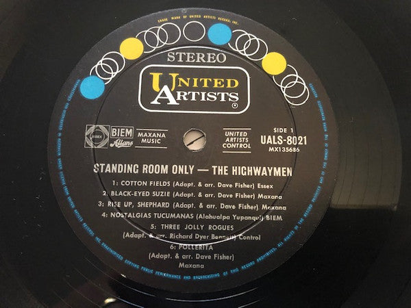 Highwaymen : Standing Room Only! (LP, Album)