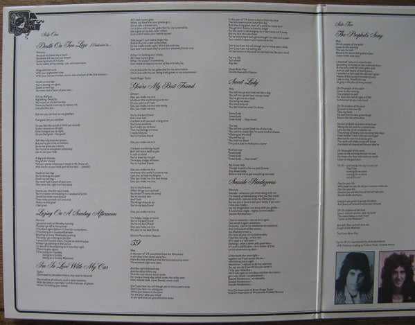 Queen : A Night At The Opera (LP, Album, Gat)