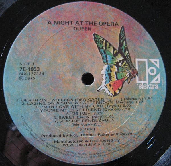 Queen : A Night At The Opera (LP, Album, Gat)
