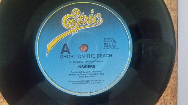 Insiders (3) : Ghost On The Beach (7", Single)