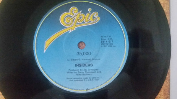 Insiders (3) : Ghost On The Beach (7", Single)