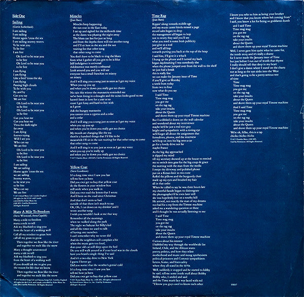 Joan Baez : Blowin' Away (LP, Album, San)