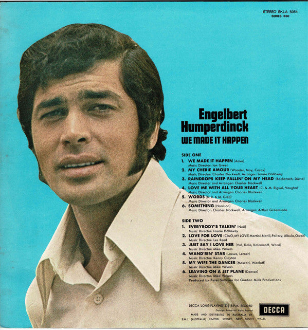 Engelbert Humperdinck : We Made It Happen (LP, Album)