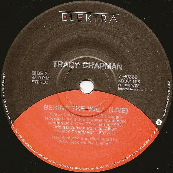 Tracy Chapman : Talkin' Bout A Revolution (7", Single)