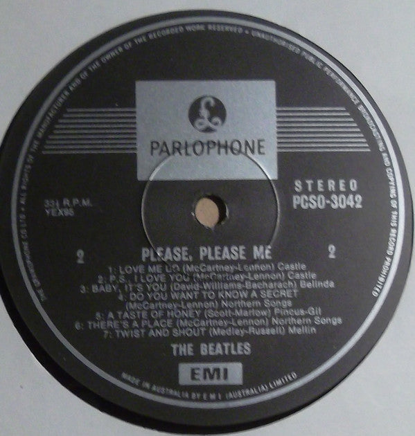 The Beatles : Please Please Me (LP, Album, RE)