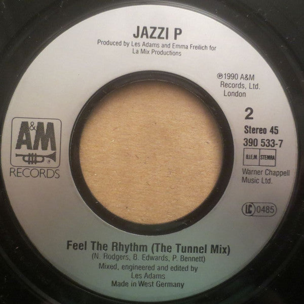 Jazzi P : Feel The Rhythm (7", Single)