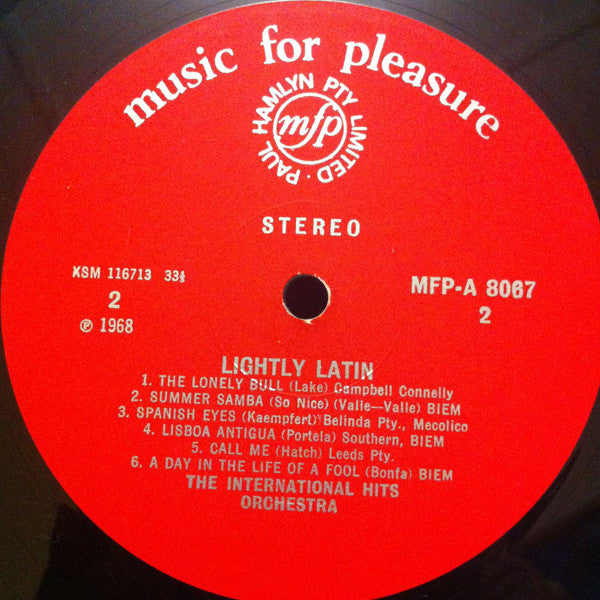 The International Hits Orchestra : Lightly Latin (LP)