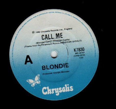 Blondie / Giorgio Moroder : Call Me (7&quot;, Single)