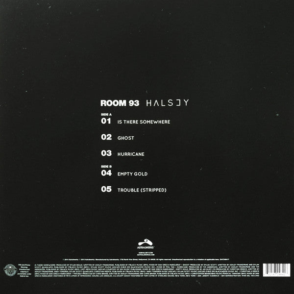 Halsey : Room 93 (12", EP, RE, RP, Blu)