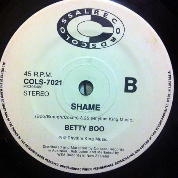 Betty Boo : Doin' The Do (7", Single)