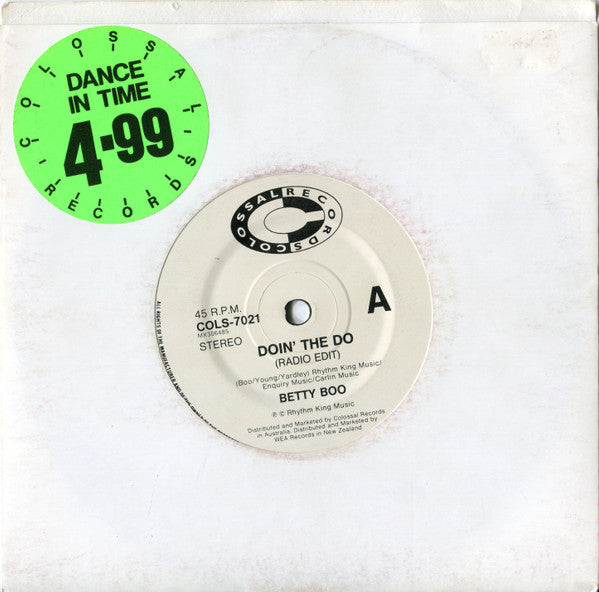 Betty Boo : Doin' The Do (7", Single)