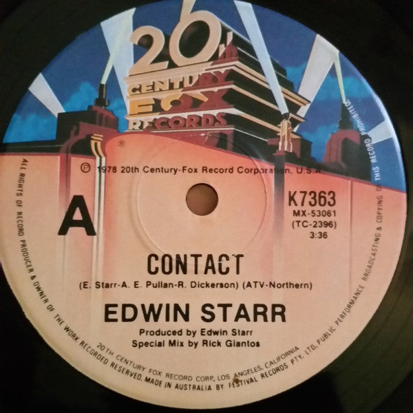 Edwin Starr : Contact (7&quot;, Single)