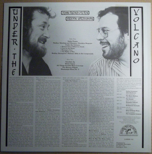 John Renbourn & Stefan Grossman : Under The Volcano (LP, Album)
