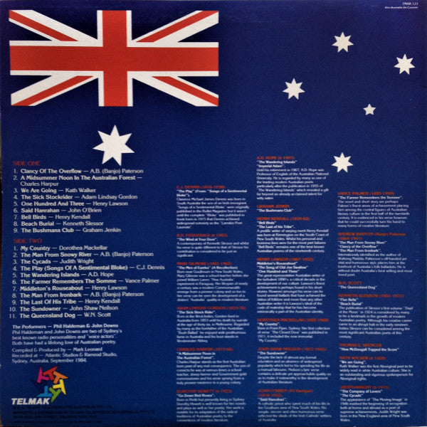 Phil Haldeman & John Downs : Australia The Poems (Record 1) (LP)