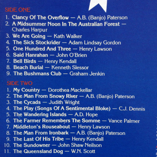 Phil Haldeman & John Downs : Australia The Poems (Record 1) (LP)