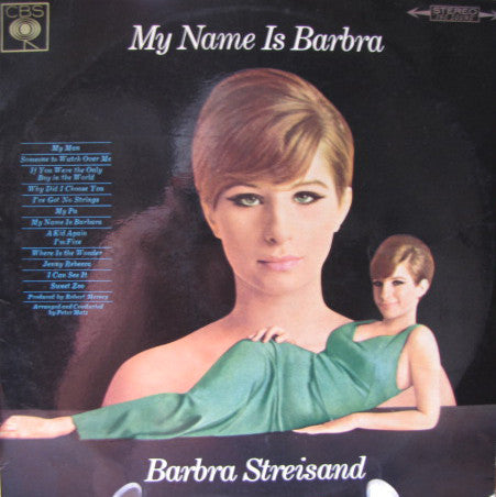 Barbra Streisand : My Name Is Barbra (LP, Album)