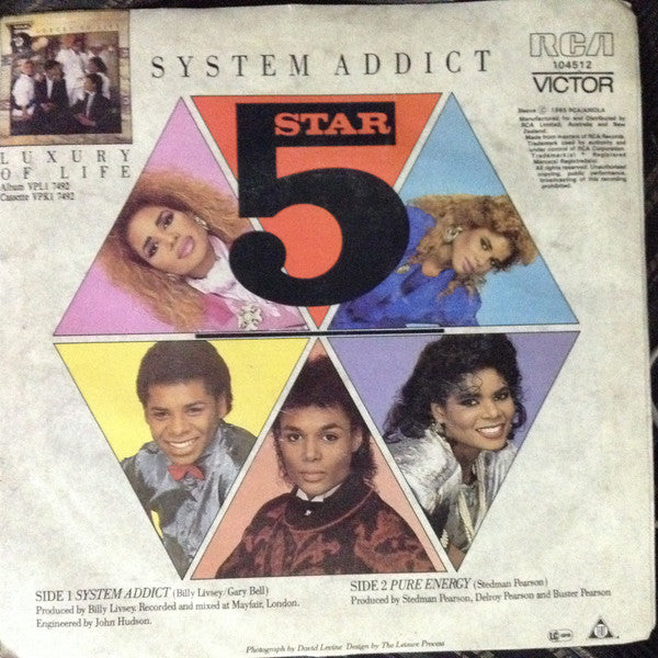 Five Star : System Addict (7", Single)