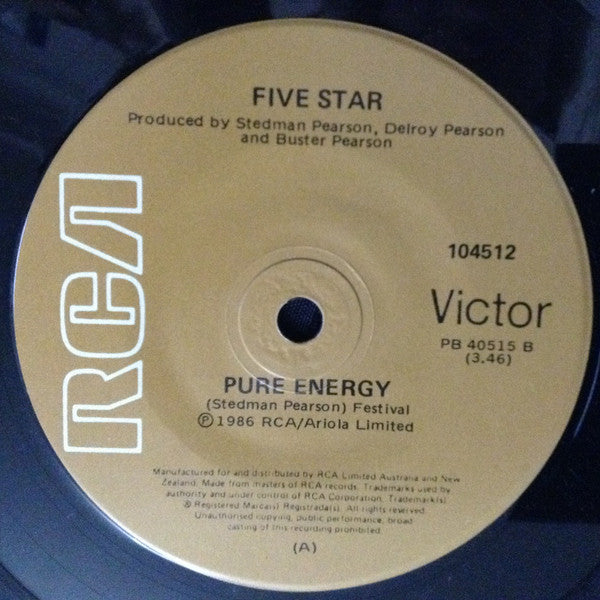 Five Star : System Addict (7", Single)