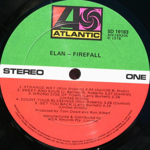 Firefall : Élan (LP, Album)