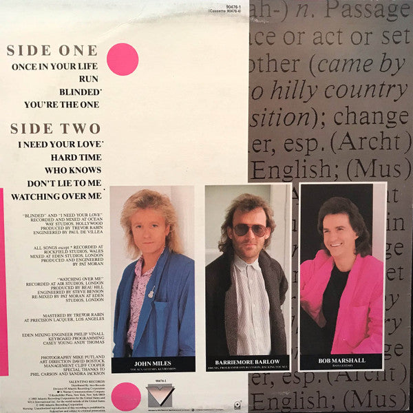 John Miles Band : Transition (LP, Album)