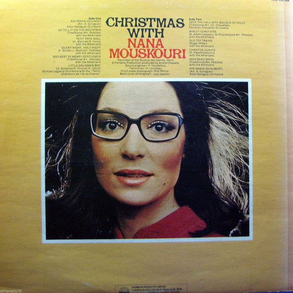 Nana Mouskouri : Christmas With Nana Mouskouri (LP, Album)