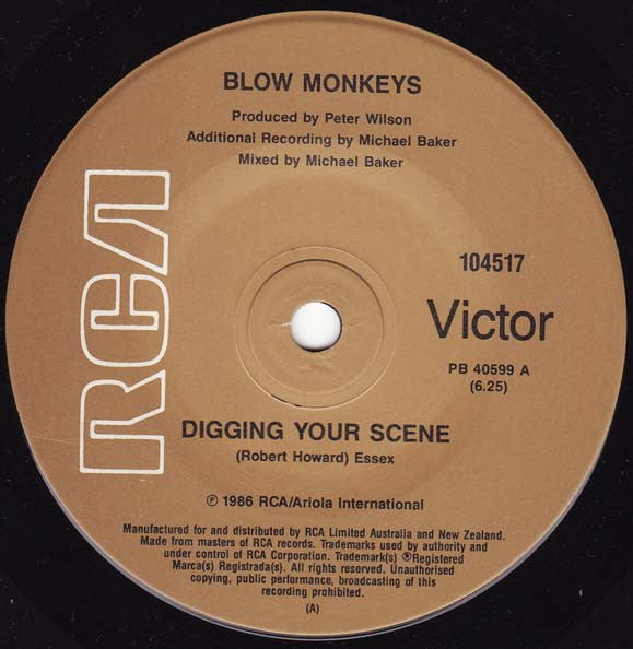 The Blow Monkeys : Digging Your Scene (7", Single)