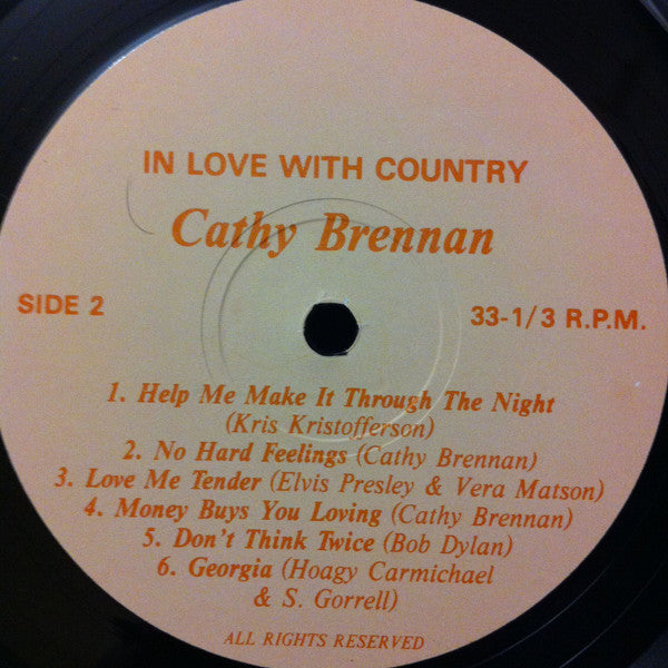 Cathy Brennan (2) : In Love With Country (LP, Album)