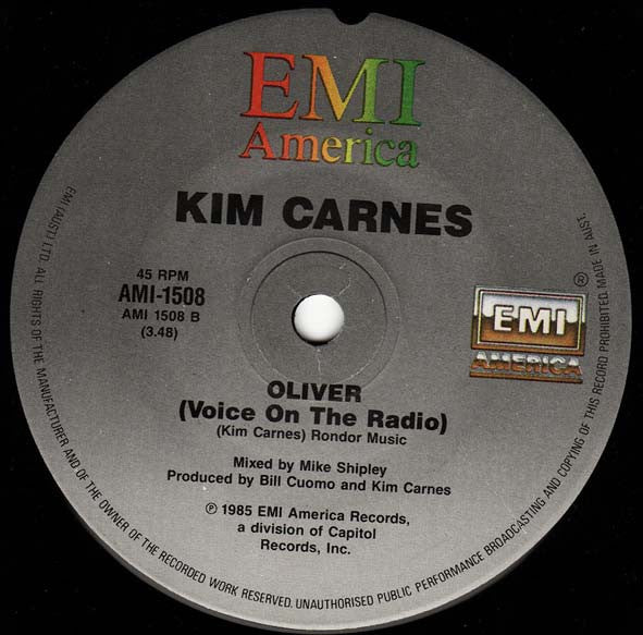 Kim Carnes : Crazy In The Night (Barking At Airplanes) (7", Single)