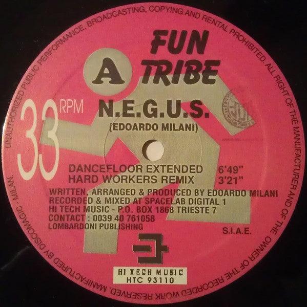 Fun Tribe : N.E.G.U.S. (12&quot;)