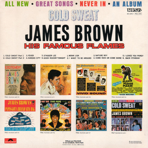 James Brown & The Famous Flames : Cold Sweat (LP, Album, Mono, RE)