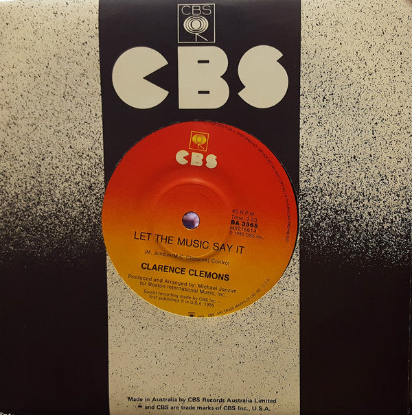 Clarence Clemons And Jackson Browne : You're A Friend Of Mine (7", Gen)