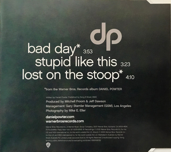 Daniel Powter : Bad Day (CD, Single)