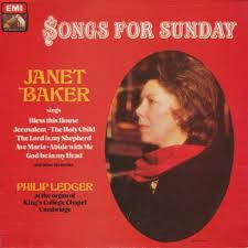 Janet Baker, Philip Ledger : Songs for Sunday (LP)