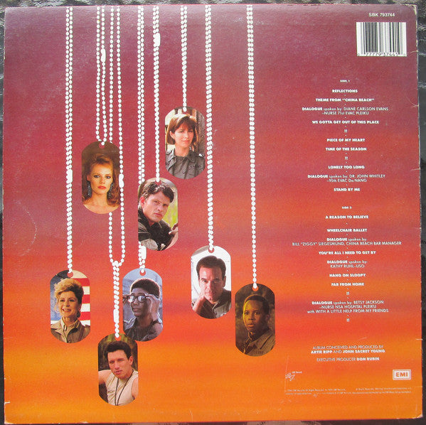 Various : China Beach: Music And Memories (LP, Comp)