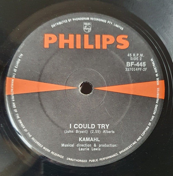 Kamahl : Sounds Of Goodbye (7", Single, Mono)