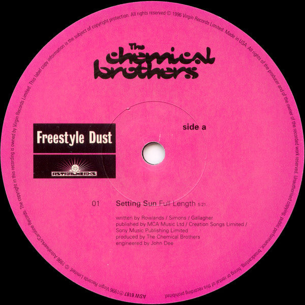 The Chemical Brothers : Setting Sun (12")