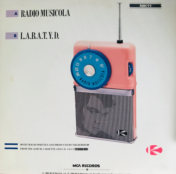 Nik Kershaw : Radio Musicola (7", Single)