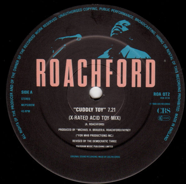 Roachford : Cuddly Toy (X-Rated Acid Toy Mix) (12", Single)