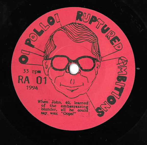 Oi Polloi : Guilty (7", EP, Red)