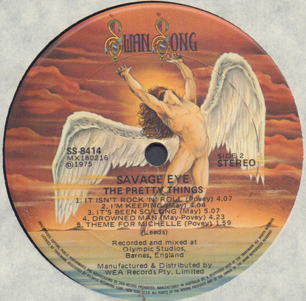 The Pretty Things : Savage Eye (LP, Album)