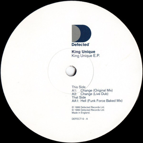 King Unique : King Unique E.P. (12", EP)
