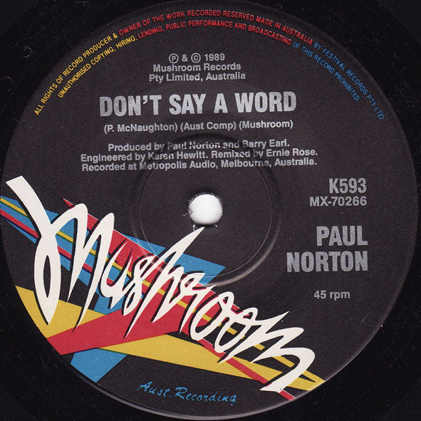 Paul Norton : Stuck On You (7", Single)