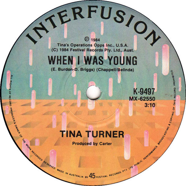 Tina Turner : Better Be Good To Me (7", Single)