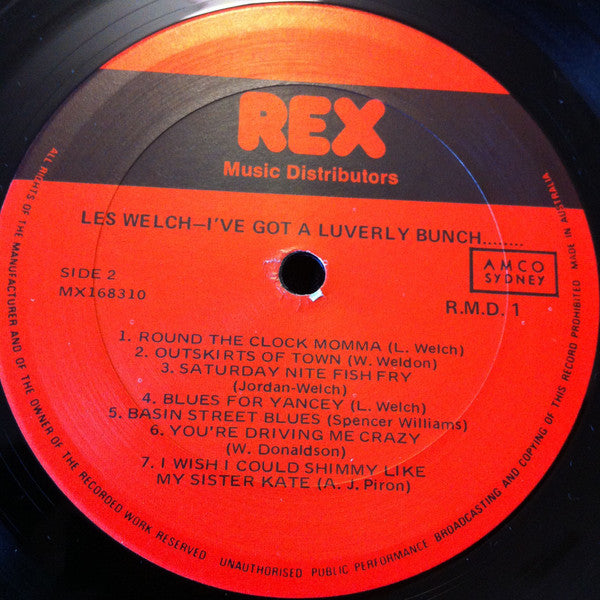 Les Welch : I've Got A Luverly Bunch... (LP)