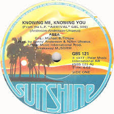 ABBA : Knowing Me, Knowing You / Happy Hawaii (Early Version Of "Why Did It Have To Be Me") (7", Single)