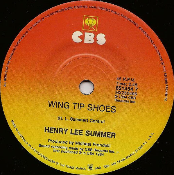Henry Lee Summer : I Wish I Had A Girl (7", Single)